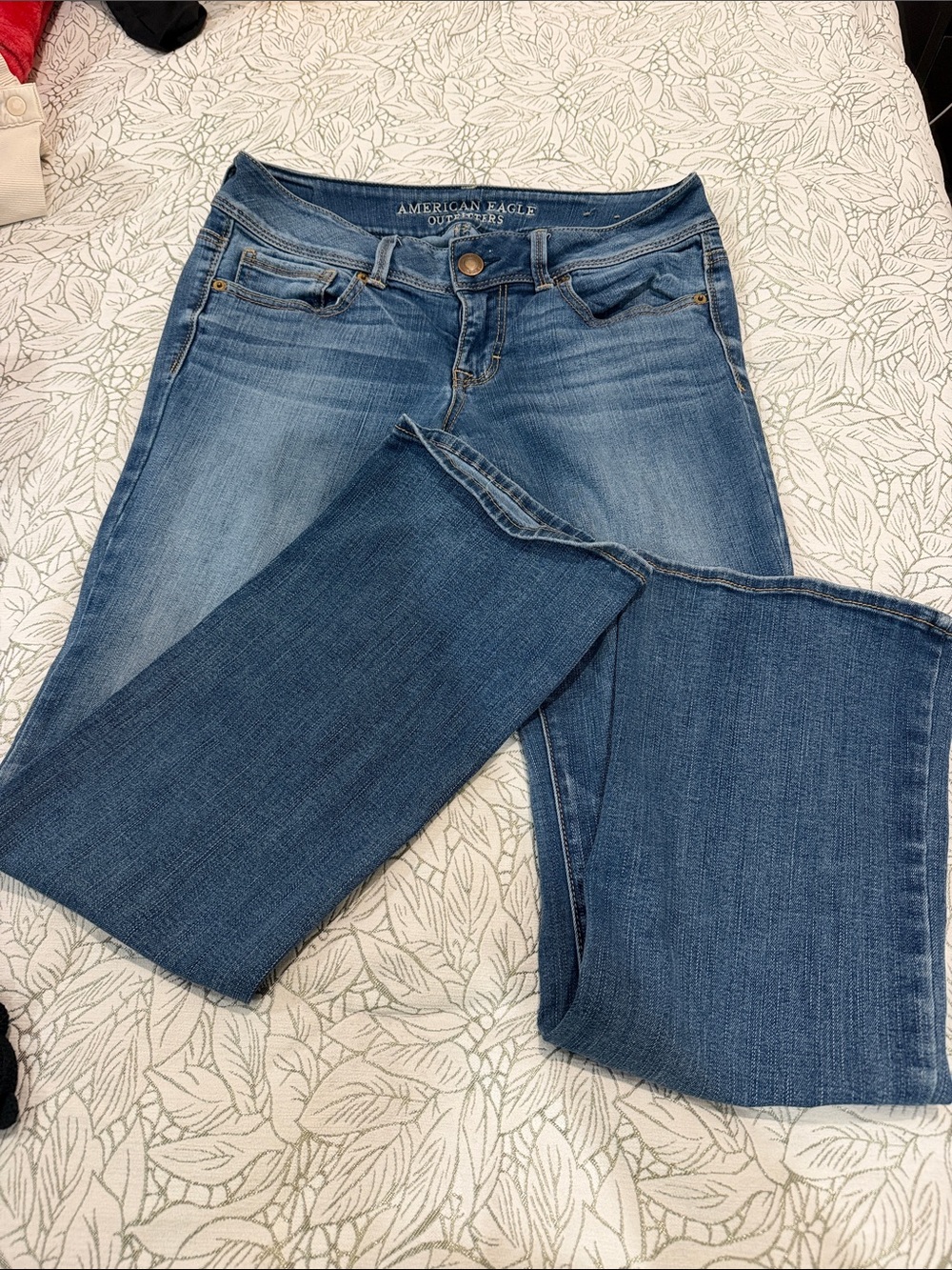 American Eagle Outfitters Women's Bootcut Jeans - Mid Blue Wash